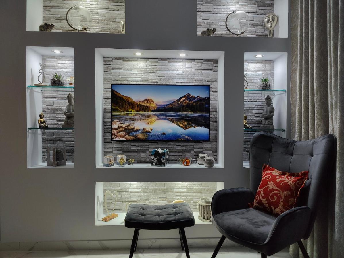 Cozy Sea View Apartment In Paralia Paralía Exterior foto