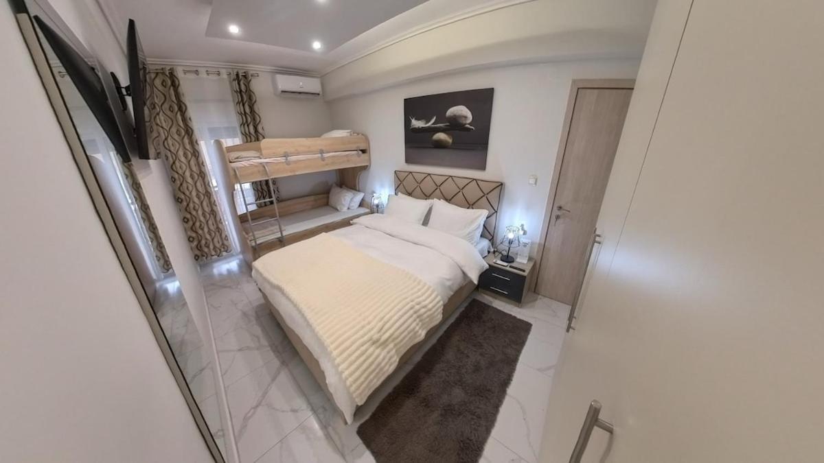Cozy Sea View Apartment In Paralia Paralía Exterior foto