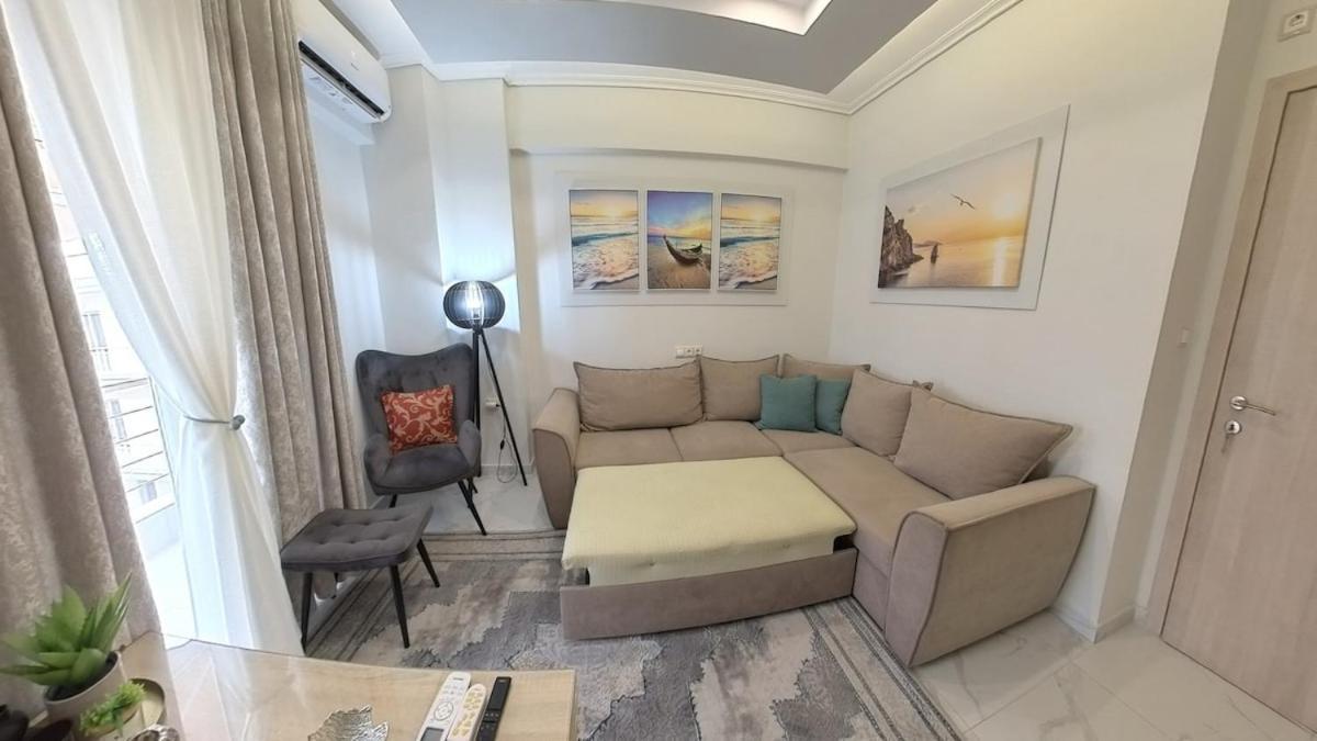 Cozy Sea View Apartment In Paralia Paralía Exterior foto